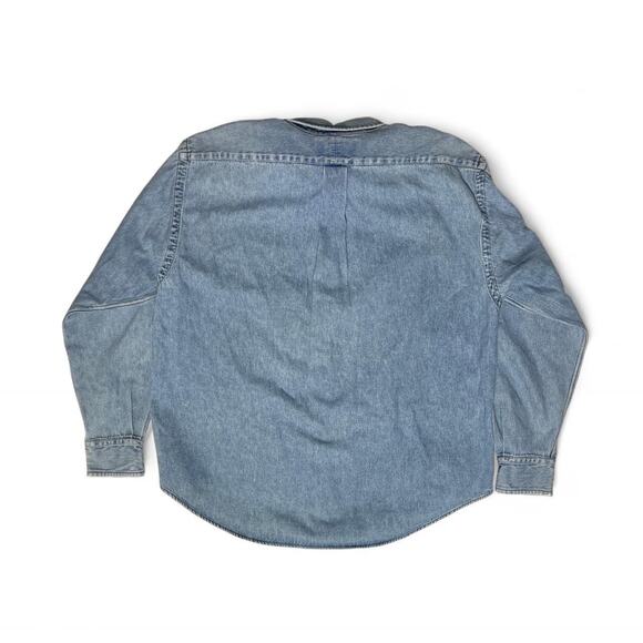 Polo Ralph Lauren Denim Blaire Pony Button Front Long Sleeve Shirt Small - Picture 6 of 6